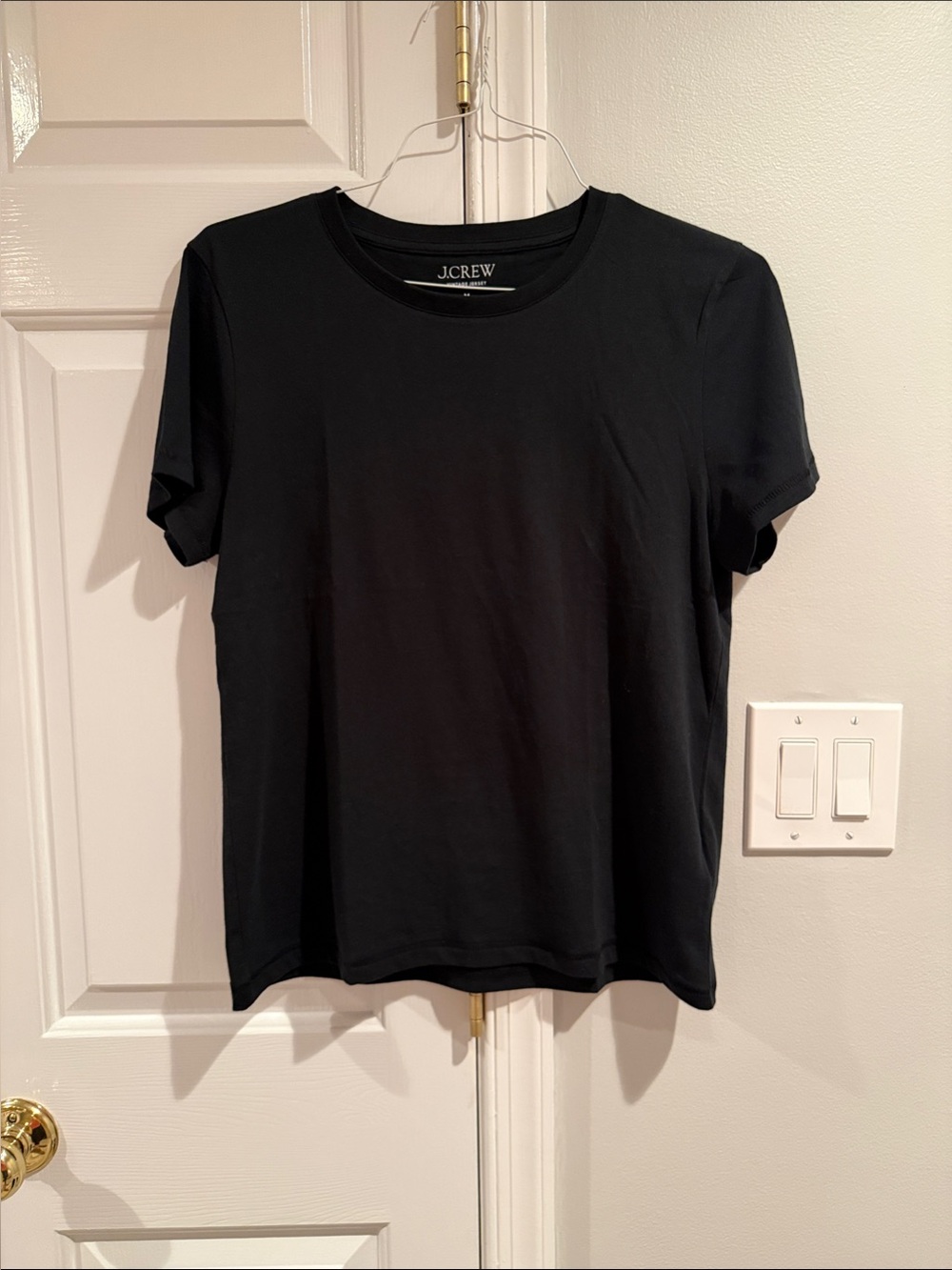 J. Crew Black Vintage Jersey Short-Sleeve Crew Tee